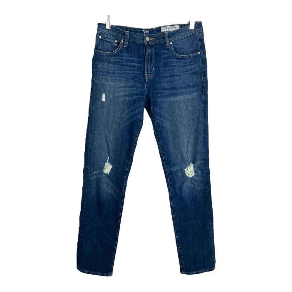 AG Adriano Goldschmied Jeans Kids 16 Blue Slim Straight Distressed Denim Casual
